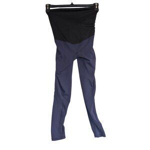 Isabel Maternity By Ingrid & Isabel XS Navy & Black Panel Leggings